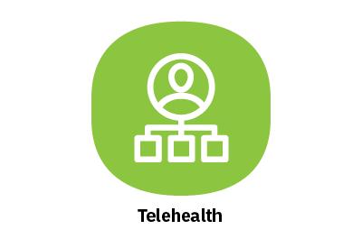 button link to telehealth page